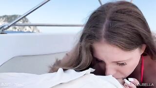 Bella Crystal cheats on her boyfriend on a yacht