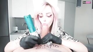 A tattoo artist fucked his client during a painful session