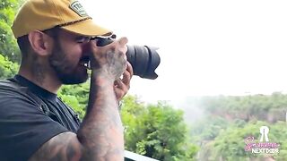 Waterfalls gets me wet! - SammmNextDoor Date Night (Petite outdoor passion)
