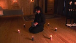 Exorcism of the devil from a hot milf