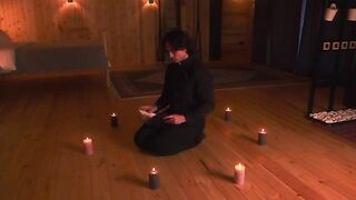 Exorcism of the devil from a hot milf