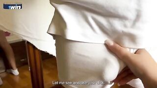 Thankful stepmom rewarded her stepson with sex and big tits