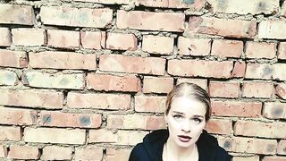 A slutty girl in a post-apocalyptic world gets fucked on Halloween