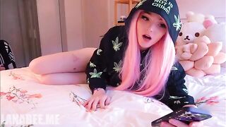 Pervert guy found and masturbated to step mom's porn collection