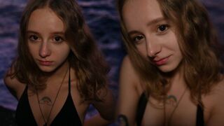 A girl from a dating site Rokolo met a guy and got fucked on the beach
