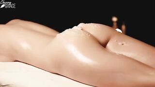 Relaxing massage with a happy ending and a creamy finish