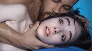 A petite and shy girl experienced intense passion with her stepdad