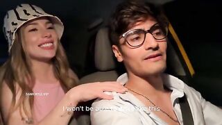 A week before her wedding, Dani Ortiz cheats on her boyfriend in a steamy FakeTaxi scene