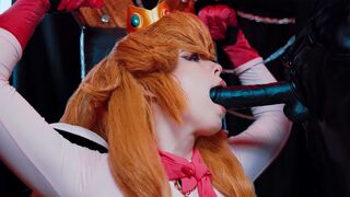 Bowser fucked Princess Peach hard in this hot Mario cosplay scene