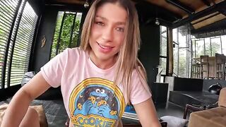 The cutie student gave the teacher a passionate lesson