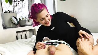 How a cute wife should ask for money, a blowjob example