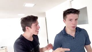 The cousins organize an orgy with some friends