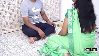 Desi Pari Bhabhi gets fucked before marriage in Hindi style