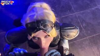 Starcraft's Nova character gets her pussy filled with cum