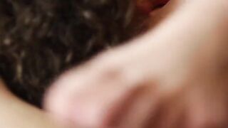 Redhead hippie teen gets her pussy railed by a huge dick
