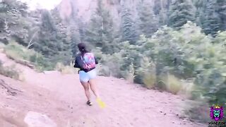The girl gave the guy a blowjob and fucked her ass
