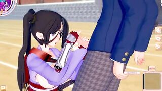 Game Koikatsu! ]Have sex with Big tits DanMachi Yamato Mikoto.3DCG Erotic Anime Video