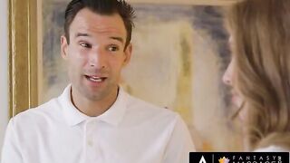 The guy did not calm down and fucked his ex-girlfriend, Lena Paul, again