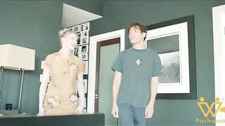 Young and sexy Melody Marks fucked in Chinese dress