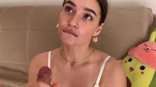 The promised gentle blowjob turned out just amazing, I almost came from it