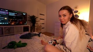 The girl got a great cock and squirt instead of sex