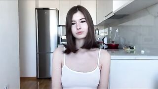 The neighbor wanted intimacy and the condom ended up in her pussy
