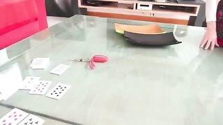 The best friend won the game and fucked the teen wife in missionary position