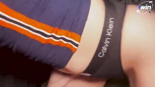 A cute stepsister woke me up with blowjob early in the morning