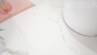 Plumber fixes pipes in the house of a juicy hot client