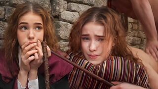 Hermione Granger discovers a new spell in this steamy Harry Potter parody
