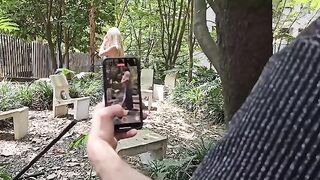 Famous Colombian actress gets fucked by American in public