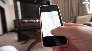 I caught my stepbrother spying on me in the shower. He wants sex or he’ll tell our parents