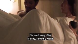 The girl saw her uncle walking naked in the house and was surprised