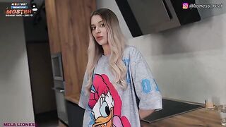 A good morning sex is much better than a coffee for stepsister