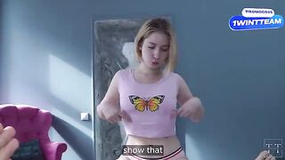 Stepdad bangs the hell out of his stepdaughter for using his money