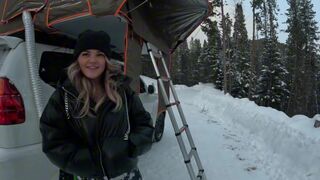 A girl seduced me in her tent while my GF was asleep - Venessas Butt