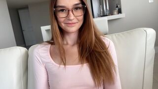A guy is teaching his 18-year-old step sister about sex