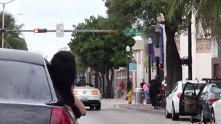 The guy with his friends had an encounter with two adventurous women