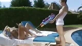 Skinny lesbian lovers enjoy delicate sex and passionate kissing