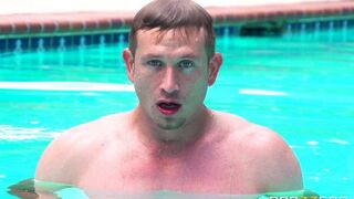I wanted to get tan, but got fucked by the pool instead