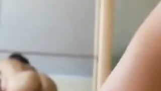 A couple enjoys private moment with intense oral action in this video