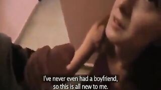 A cute girl tried anal sex for the first time with me