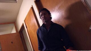 The guy had sex with brunette in the bar last night