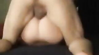 A wife craves intense action with her husband's friend, diving into a steamy threesome