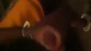 The guy jerked in front of the mirror and it was great