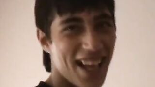 A young guy practiced cunnilingus on his girlfriend, reaching a passionate climax