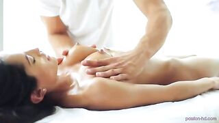 Relaxing massage ended with a gentle sex session