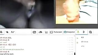 A married woman has sex with her husband on the webcam