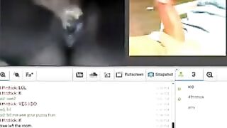 A married woman has sex with her husband on the webcam