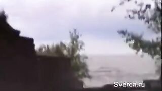 The scandalous beauty Miss Russia 2005 got fucked by two guys